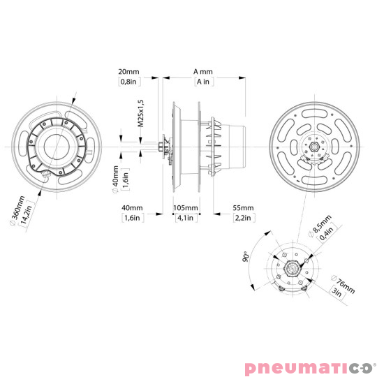 Zwijadło transmisyjne 24x0,5 DATAFLUX ZECA 142405 15+2m Zwijadło transmisyjne 24x0,5 DATAFLUX ZECA 142405 15+2m