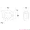Zwijadło pneumatyczne ZECA 805/8 12x8mm 16m Zwijadło pneumatyczne ZECA 805/8 12x8mm 16m