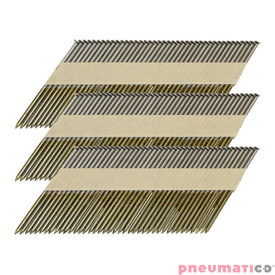 Gwoździe łączone papierem Pneumatico 3.1/90 BK 1op.- 2.000szt. Gwoździe łączone papierem Pneumatico 3.1/90 BK 1op.- 2.000szt.