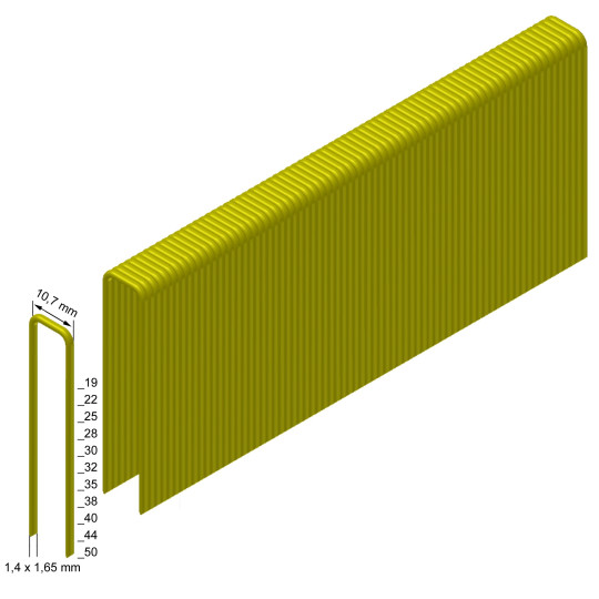 Zszywka Prebena typ LM-25 konstrukcyjna 1op.-6.600szt. Zszywka Prebena typ LM-25 konstrukcyjna 1op.-6.600szt.