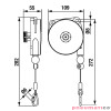 Balanser linkowy 9303NY TECNA 2-3kg 2500mm Balanser linkowy 9303NY TECNA 2-3kg 2500mm