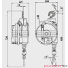 Balanser linkowy TECNA 9432.B1 20-25kg 3000mm