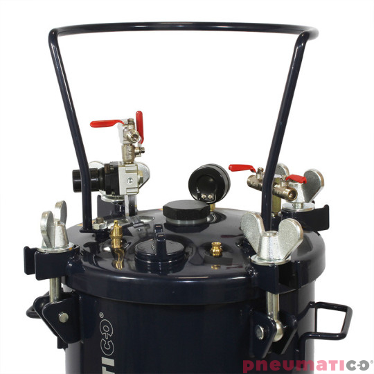 Zbiornik ciśnieniowy do natrysku 20L bez mieszadła Pneumatico Tank ZB20-1-1E-11 + pistolet lakierniczy EXPERT HP 1,1 mm + wąż Zbiornik ciśnieniowy do natrysku 20L bez mieszadła Pneumatico Tank ZB20-1-1E-11 + pistolet lakierniczy EXPERT HP 1,1 mm + wąż