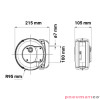 Uchwyt Pneumatico / Wallbox retractor 1,5-3,0kg EVP153L30 Uchwyt Pneumatico / Wallbox retractor 1,5-3,0kg EVP153L30