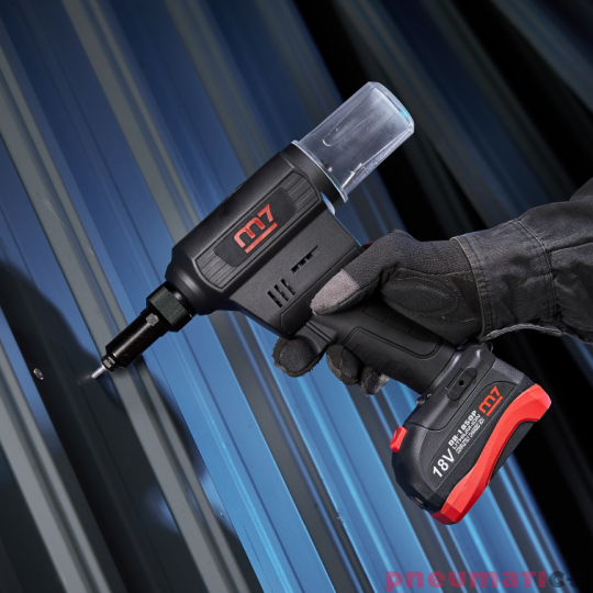 Nitownica akumulatorowa M7 2x5Ah 18V DR-102A ø2,4-6,4 Nitownica akumulatorowa M7 2x5Ah 18V DR-102A ø2,4-6,4