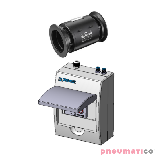 Zdalnie sterowany pneumatyczny zawór bezpieczeństwa Prevost 100mm PPS1 EKITVP100
