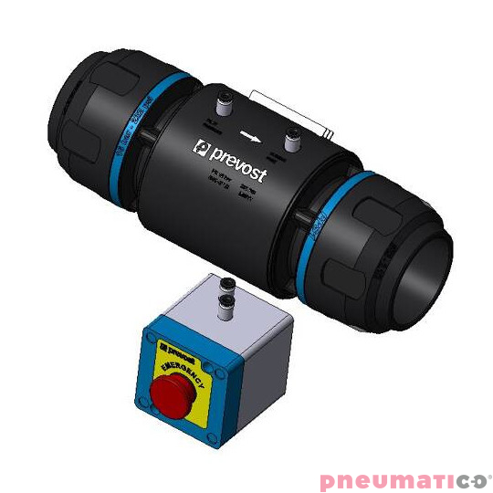 Pneumatyczny zawór bezpieczeństwa Prevost 63mm PPS1 SKITVP63