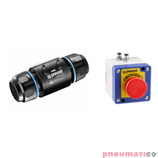 Pneumatyczny zawór bezpieczeństwa Prevost 50mm PPS1 SKITVP50 Pneumatyczny zawór bezpieczeństwa Prevost 50mm PPS1 SKITVP50