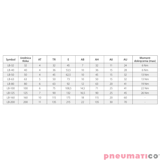 Łapa przednia/tylna LB TEKMA LB-40 Łapa przednia/tylna LB TEKMA LB-40