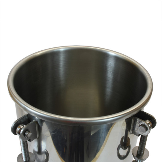 Zbiornik ciśnieniowy do natrysku nierdzewny 10L z mieszadłem Pneumatico Tank MP10SS z pistoletem lakierniczym i wężem podwójnym