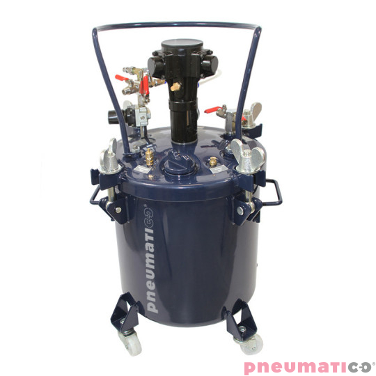 Zestaw do nakładania kleju: zbiornik 20L z mieszadłem MP20-1-1 Pneumatico Tank + pistolet PIZZI 0002 + wąż