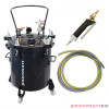 Zestaw do nakładania kleju: zbiornik 40L bez mieszadła ZB40-1-1 Pneumatico Tank + pistolet PIZZI 0002 + wąż