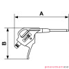ZESTAW: Pistolet do przedmuchu z metalową dyszą Prevost (EBG07MTL) + uchwyt ścienny (BGFIX) + wąż spiralny 6m (PUS66) ACPPESCM66 ZESTAW: Pistolet do przedmuchu z metalową dyszą Prevost (EBG07MTL) + uchwyt ścienny (BGFIX) + wąż spiralny 6m (PUS66) ACPPESCM66