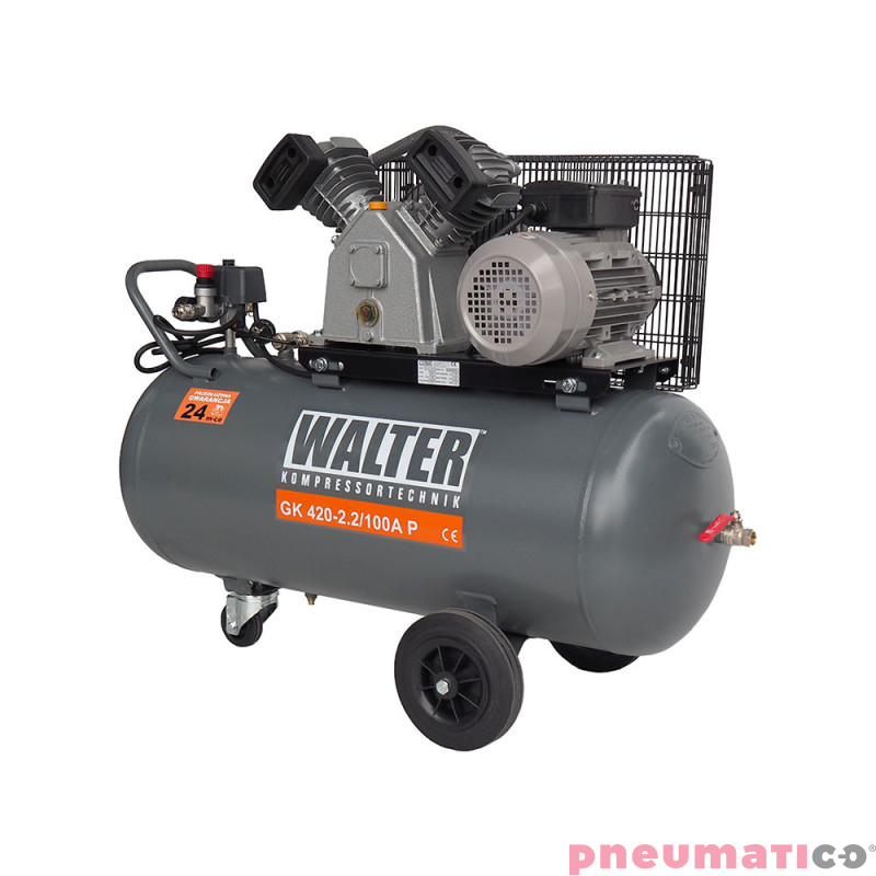 Kompresor - Sprężarka WALTER GK 420-2.2/100A Kompresor - Sprężarka WALTER GK 420-2.2/100A