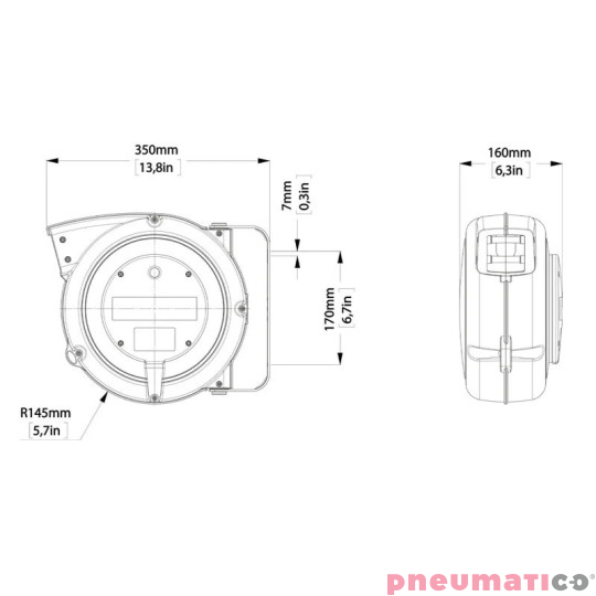 Zwijadło do przewodu uziemiającego 1x6mm² ZECA z zaciskiem przeciwwybuchowym ATEX 4106/723 16m Zwijadło do przewodu uziemiającego 1x6mm² ZECA z zaciskiem przeciwwybuchowym ATEX 4106/723 16m