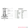Zawór RQE TYP ED12 G1/8" DN1.5 2/2 NC mosiądz VITON RQS RQEED121.5FG01MSV bez cewki Zawór RQE TYP ED12 G1/8" DN1.5 2/2 NC mosiądz VITON RQS RQEED121.5FG01MSV bez cewki