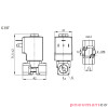Zawór RQE TYP ED41 G3/8" DN5.0 2/2 NC VITON RQS RQEED415.0FG03S4V bez cewki Zawór RQE TYP ED41 G3/8" DN5.0 2/2 NC VITON RQS RQEED415.0FG03S4V bez cewki