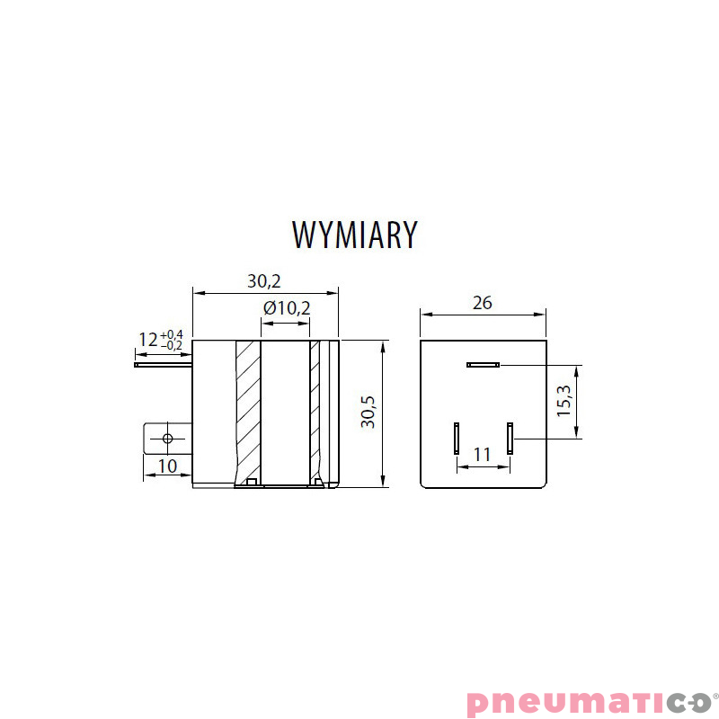 Cewka RQE typ CS31 12V DC klasa H RQS RQECS31H0 Cewka RQE typ CS31 12V DC klasa H RQS RQECS31H0