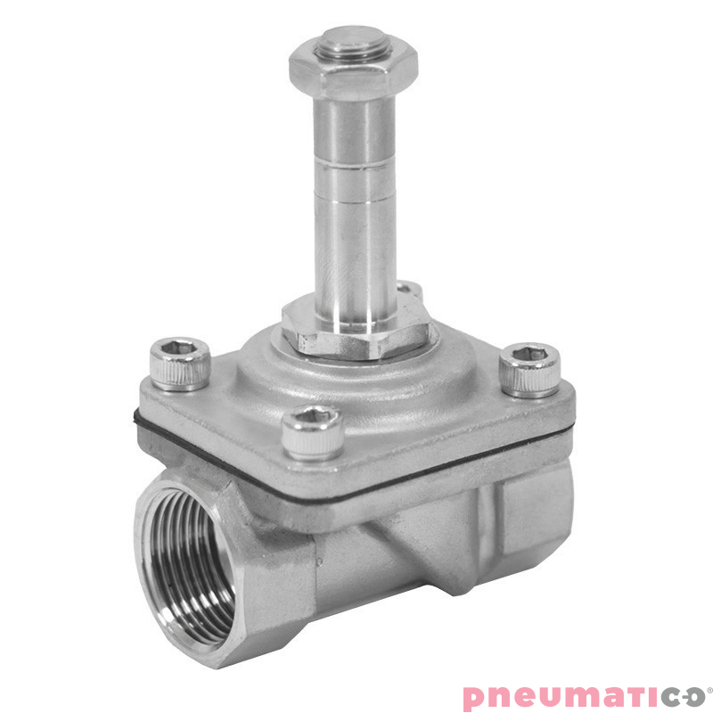 Zawór RQE typ EM51 G1/2" DN15 2/2 NO nierdzewny VITON RQS RQEEM5115FG04S4V bez cewki Zawór RQE typ EM51 G1/2" DN15 2/2 NO nierdzewny VITON RQS RQEEM5115FG04S4V bez cewki