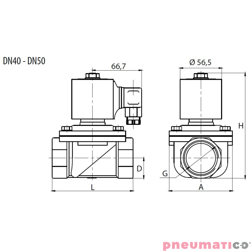 Zawór membranowy RQE typ EL12 G2" DN50 2/2 NC mosiądz VITON RQS RQEEL1250FG16MSV-AC bez cewki Zawór membranowy RQE typ EL12 G2" DN50 2/2 NC mosiądz VITON RQS RQEEL1250FG16MSV-AC bez cewki