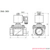 Zawór membranowy RQE typ EL21 G1 1/2" DN40 2/2 NO mosiądz VITON RQS RQEEL2140FG12MSV bez cewki Zawór membranowy RQE typ EL21 G1 1/2" DN40 2/2 NO mosiądz VITON RQS RQEEL2140FG12MSV bez cewki