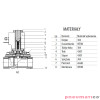 Zawór membranowy RQE typ EL41 G1/2" DN15 2/2 NC nierdzewny VITON RQS RQEEL4115FG04S4V-DC bez cewki Zawór membranowy RQE typ EL41 G1/2" DN15 2/2 NC nierdzewny VITON RQS RQEEL4115FG04S4V-DC bez cewki