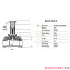 Zawór membranowy RQE typ EL51 G1" DN25 2/2 NO nierdzewny VITON RQS RQEEL5125FG08S4V bez cewki Zawór membranowy RQE typ EL51 G1" DN25 2/2 NO nierdzewny VITON RQS RQEEL5125FG08S4V bez cewki