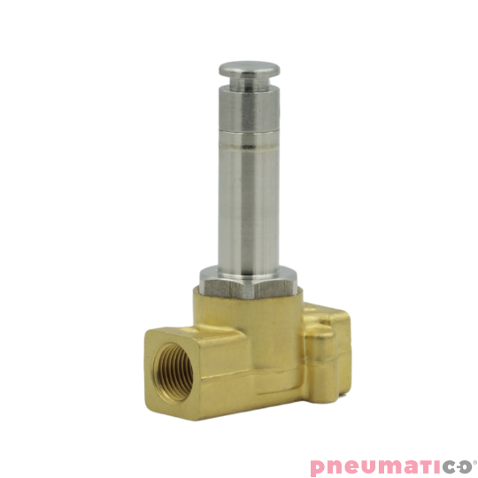 Zawór RQE TYP ED12 G1/8" DN1.5 2/2 NC mosiądz VITON RQS RQEED121.5FG01MSV bez cewki