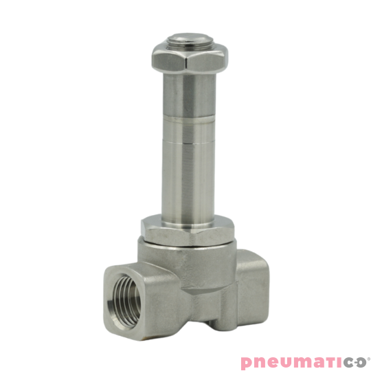 Zawór RQE TYP ED41 G1/8" DN3.5 2/2 NC nierdzewny VITON RQS RQEED413.5FG01S4V bez cewki