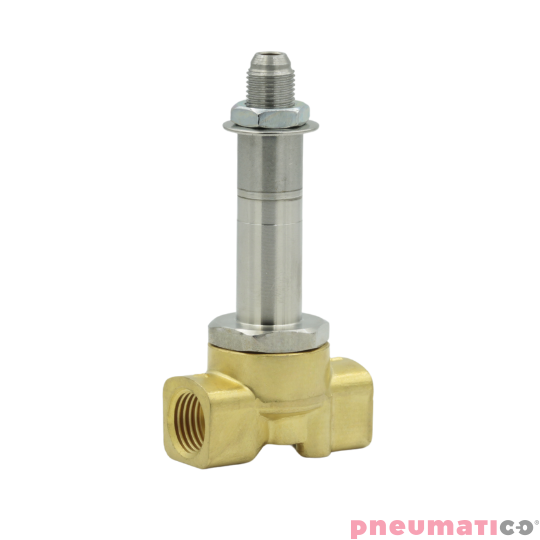 Zawór RQE TYP ED61 G1/4" DN3.0 2/2 mosiądz VITON RQS RQEED613.0FG02MSV bez cewki