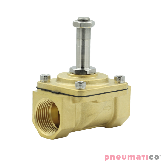 Zawór membranowy RQE typ EL12 G3/8" DN12 2/2 NC mosiądz VITON RQS RQEEL1212FG03MSV-AC bez cewki