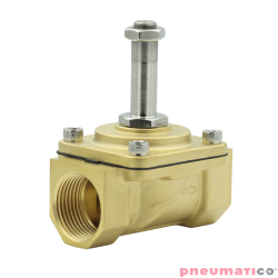 Zawór membranowy RQE typ EL12 G2" DN50 2/2 NC mosiądz VITON RQS RQEEL1250FG16MSV-AC bez cewki