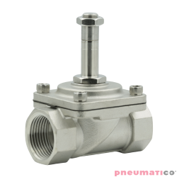 Zawór membranowy RQE typ EL41 G1/2" DN15 2/2 NC nierdzewny VITON RQS RQEEL4215FG04S4V-AC bez cewki