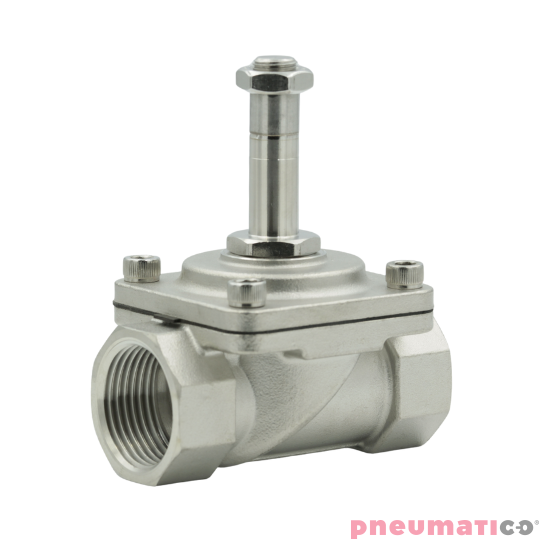 Zawór membranowy RQE typ EL41 G1/2" DN15 2/2 NC nierdzewny VITON RQS RQEEL4215FG04S4V-AC bez cewki