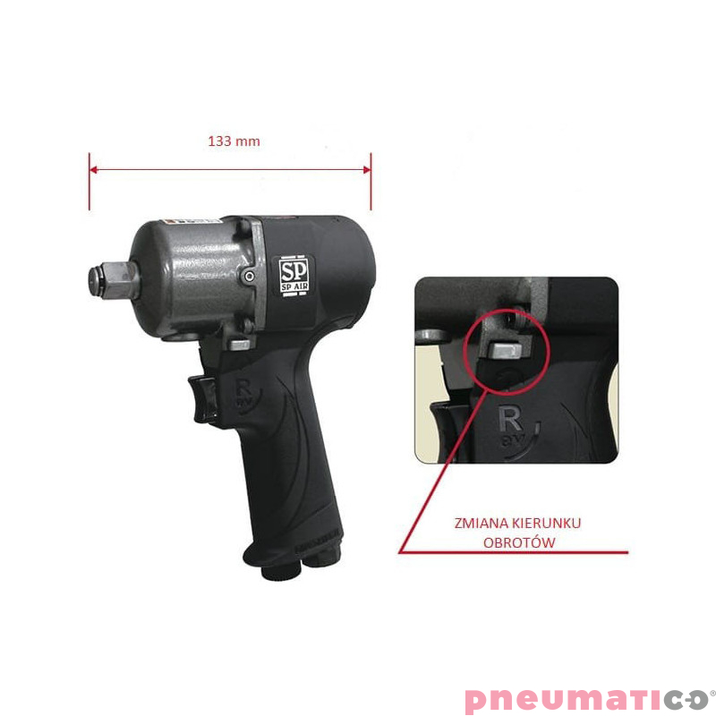 Klucz udarowy mini SP-7146 12 50-300 Nm Klucz udarowy mini SP-7146 12 50-300 Nm