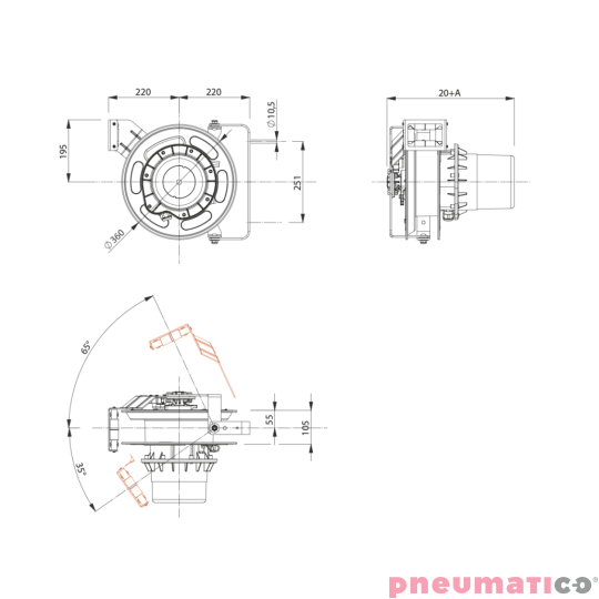 Zwijacz kabla do ładowania auta 8m Typ 2 5G2,5+1x0,5 Zeca EV6162T Zwijacz kabla do ładowania auta 8m Typ 2 5G2,5+1x0,5 Zeca EV6162T