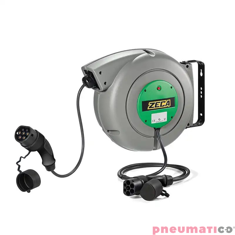Zwijacz kablowy do aut elektrycznych 6m Typ 2 5G2,5+1x0,5 ZECA EV4162T