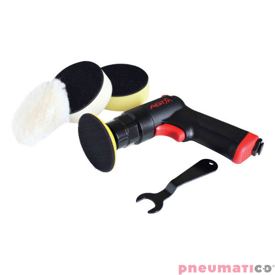 Polerka pneumatyczna w zestawie ASTA A-N3GB 2.100 obr/min Polerka pneumatyczna w zestawie ASTA A-N3GB 2.100 obr/min