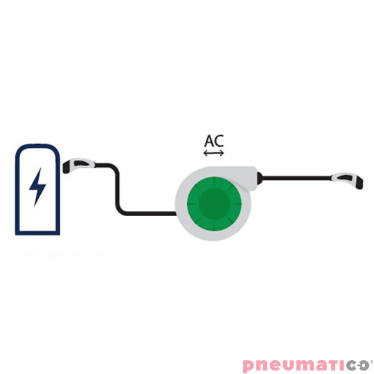 Zwijacz wallbox do ładowania auta elektrycznego 5m Zeca Typ 2 EV3162WB Zwijacz wallbox do ładowania auta elektrycznego 5m Zeca Typ 2 EV3162WB