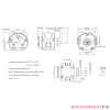 Silnik pneumatyczny GLOBE AIRMOTORS VA1X (A11001000) Silnik pneumatyczny GLOBE AIRMOTORS VA1X (A11001000)