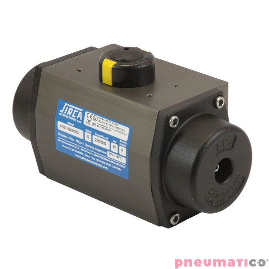 Pneumatyczny napęd obrotowy pojedynczego działania AP03SR 75 VITON SIRCA Pneumatyczny napęd obrotowy pojedynczego działania AP03SR 75 VITON SIRCA