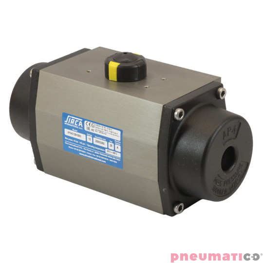 Pneumatyczny napęd obrotowy pojedynczego działania AP04SR 100 NBR SIRCA Pneumatyczny napęd obrotowy pojedynczego działania AP04SR 100 NBR SIRCA