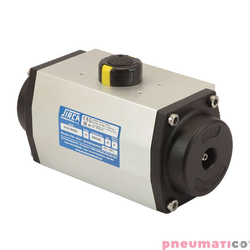 Pneumatyczny napęd obrotowy pojedynczego działania AP35SR 85 VITON SIRCA Pneumatyczny napęd obrotowy pojedynczego działania AP35SR 85 VITON SIRCA