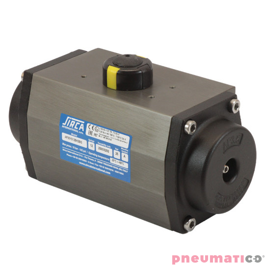 Pneumatyczny napęd obrotowy podwójnego działania AP35DA 85 NBR SIRCA