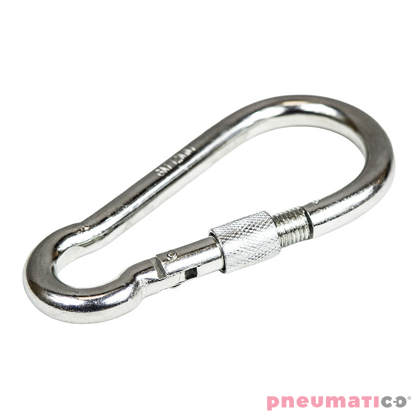 Karabińczyk do lin z zabezpieczeniem 12mm DIN5299D JG-0012 Karabińczyk do lin z zabezpieczeniem 12mm DIN5299D JG-0012