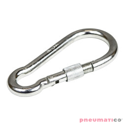 Karabińczyk do lin z zabezpieczeniem 12mm DIN5299D JG-0012