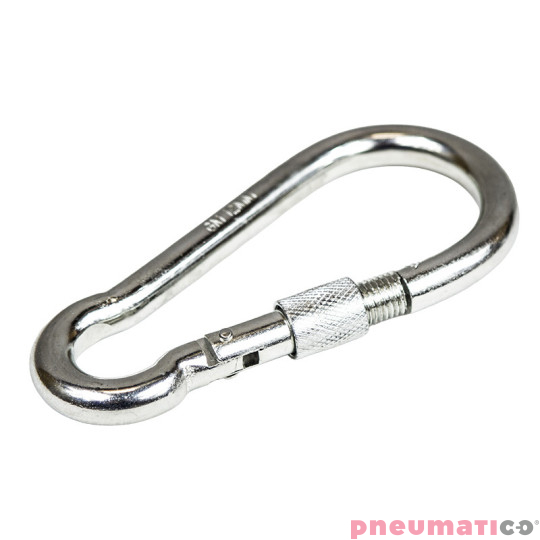 Karabińczyk do lin z zabezpieczeniem 12mm DIN5299D JG-0012 Karabińczyk do lin z zabezpieczeniem 12mm DIN5299D JG-0012