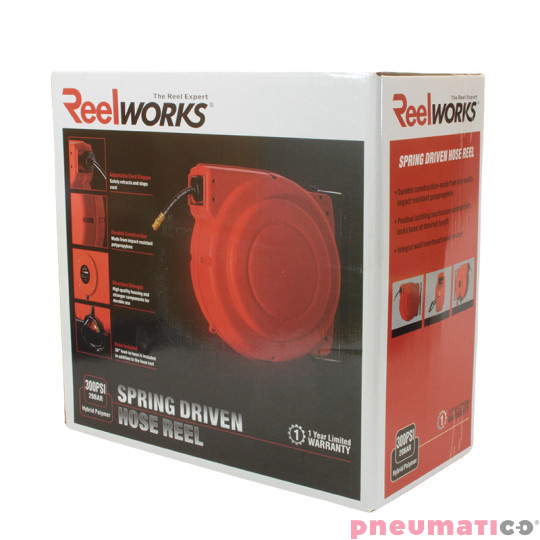 Zwijadło pneumatyczne Reel Works 12x8mm 20m Zwijadło pneumatyczne Reel Works 12x8mm 20m