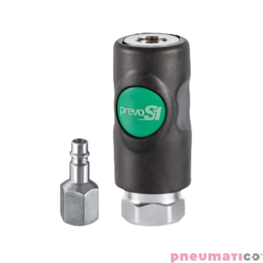 Szybkozłączka bezpieczna PREVOST PrevoS1 gwint 3/8" W ESI 071102 + Króciec Gratis