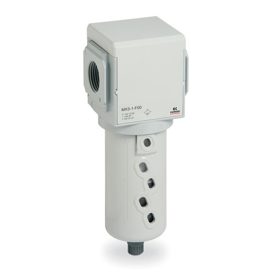 Filtr powietrza dokładny serii MX G1/2" z p&oacute;łautomatycznym spustem kondensatu 0,01&mu;m Camozzi MX2-12-FC00